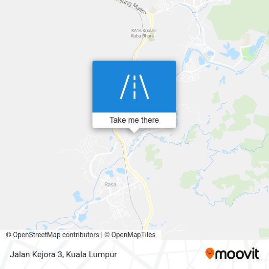 Peta Jalan Kejora 3