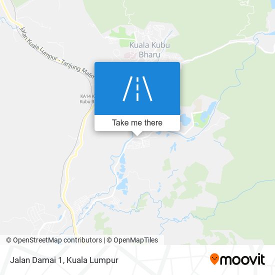 Jalan Damai 1 map