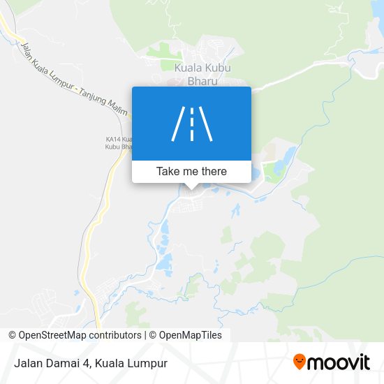 Jalan Damai 4 map