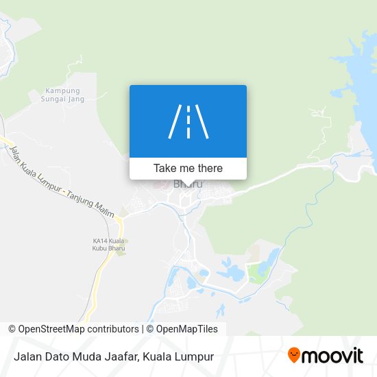 Jalan Dato Muda Jaafar map