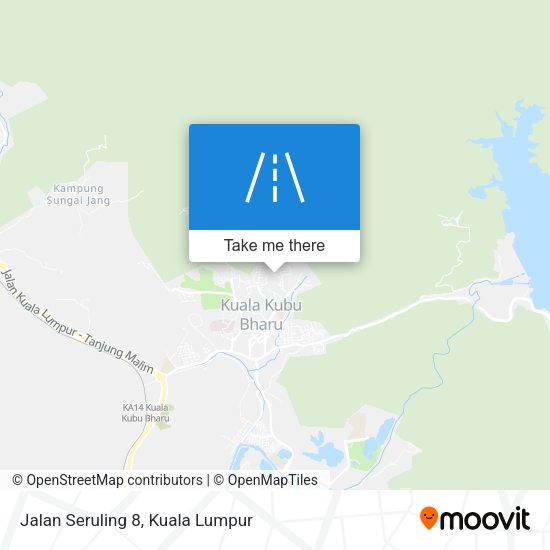 Jalan Seruling 8 map
