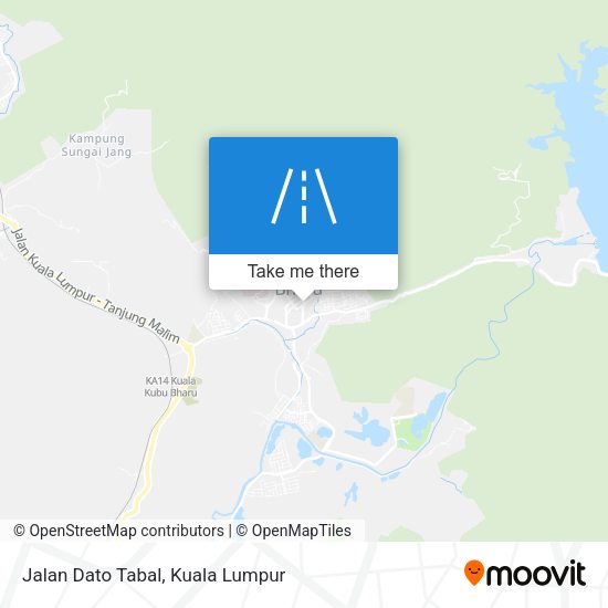 Jalan Dato Tabal map