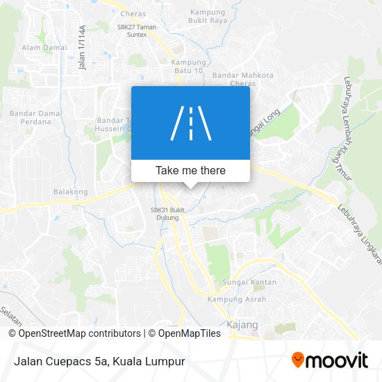 Jalan Cuepacs 5a map