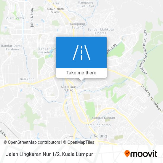Jalan Lingkaran Nur 1/2 map