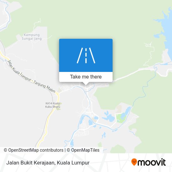 Peta Jalan Bukit Kerajaan
