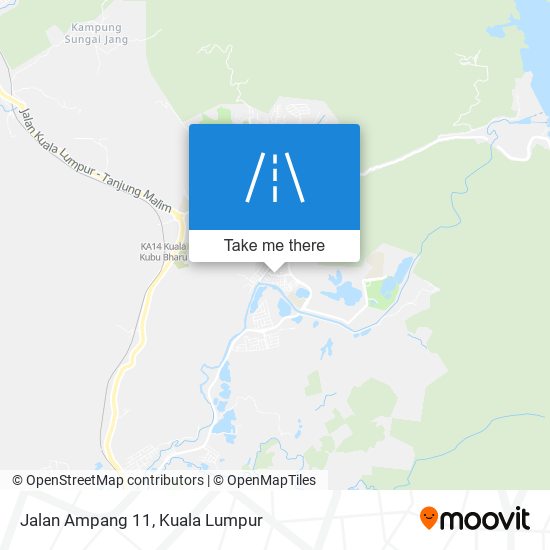 Jalan Ampang 11 map