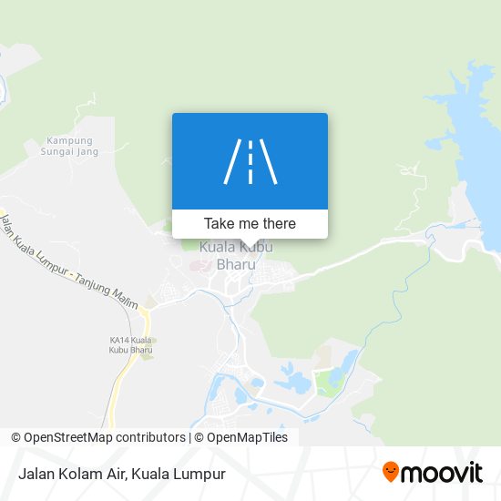 Peta Jalan Kolam Air