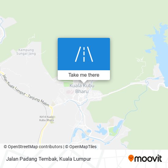 Jalan Padang Tembak map