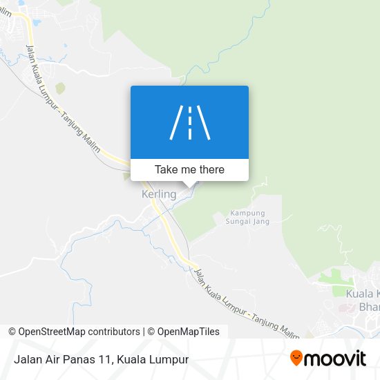 Peta Jalan Air Panas 11