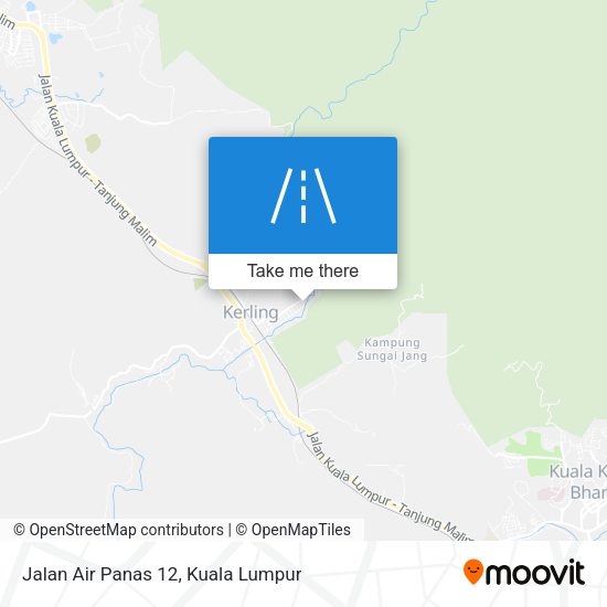 Peta Jalan Air Panas 12