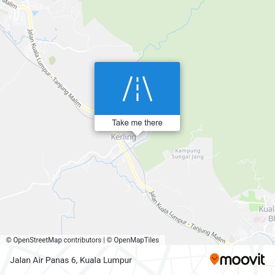 Jalan Air Panas 6 map