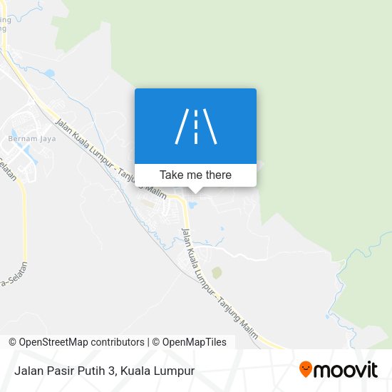 Jalan Pasir Putih 3 map