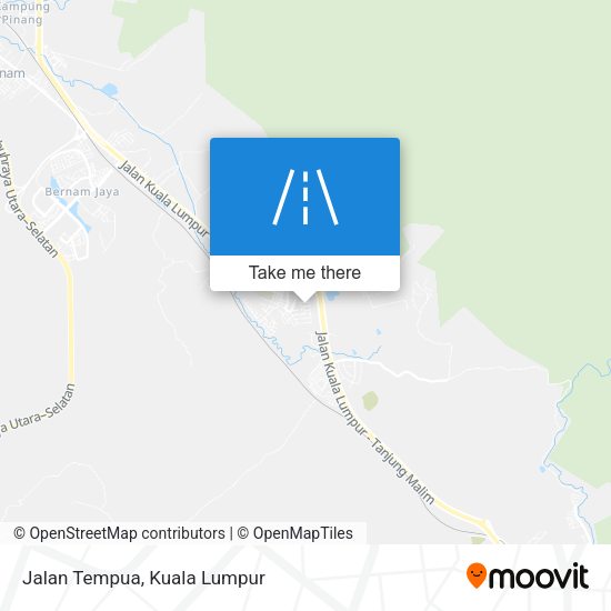 Jalan Tempua map