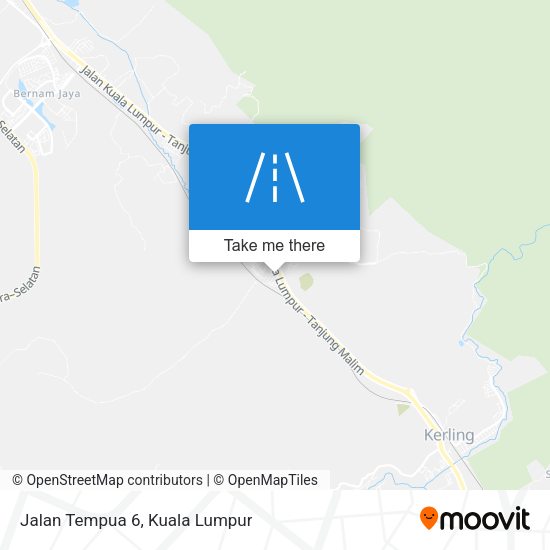 Peta Jalan Tempua 6