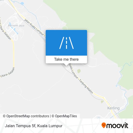 Jalan Tempua 5f map