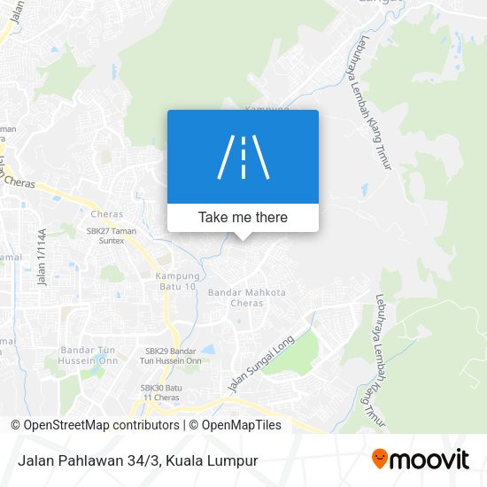 Peta Jalan Pahlawan 34/3