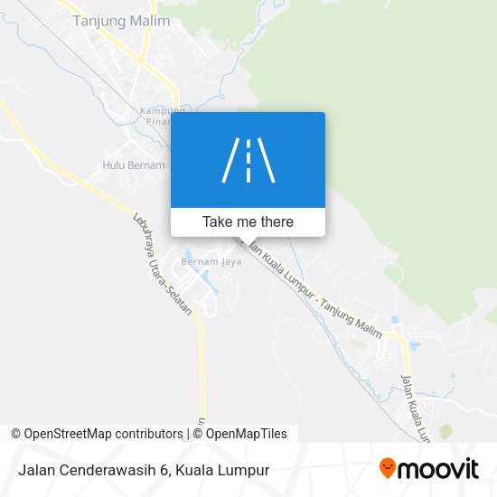 Jalan Cenderawasih 6 map