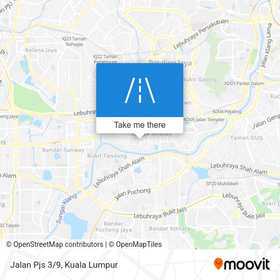 Jalan Pjs 3/9 map