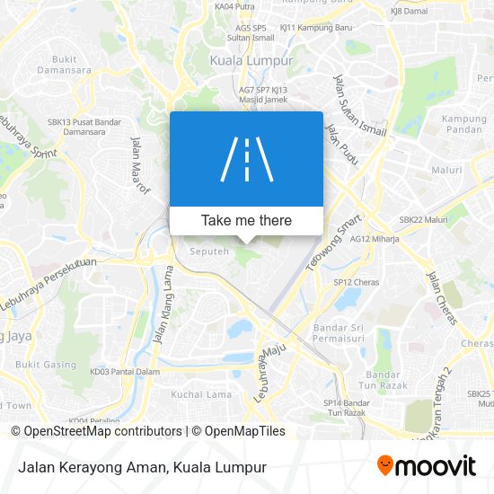 Jalan Kerayong Aman map