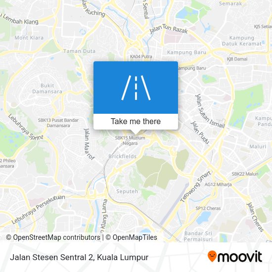 Jalan Stesen Sentral 2 map