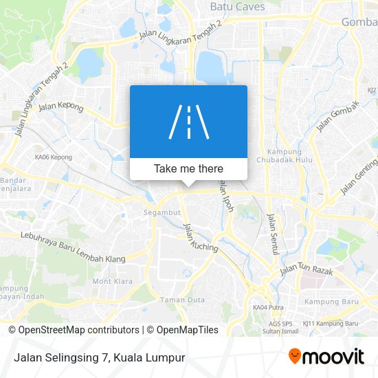 Jalan Selingsing 7 map