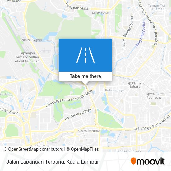 Jalan Lapangan Terbang map