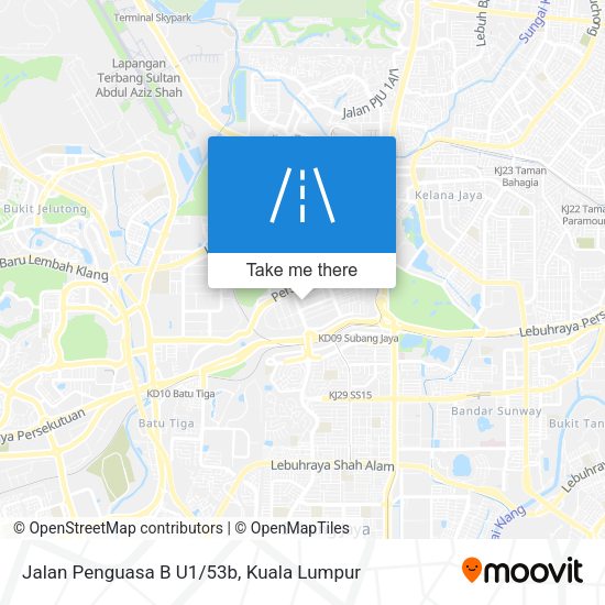 Peta Jalan Penguasa B U1/53b