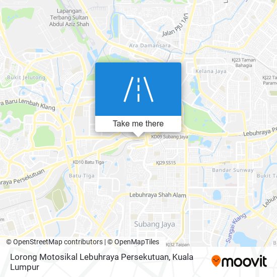 Peta Lorong Motosikal Lebuhraya Persekutuan