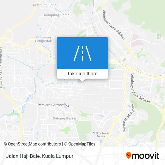 Jalan Haji Baie map