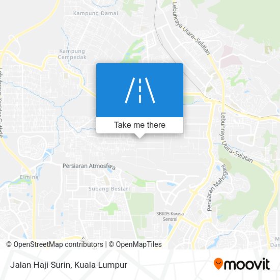 Peta Jalan Haji Surin