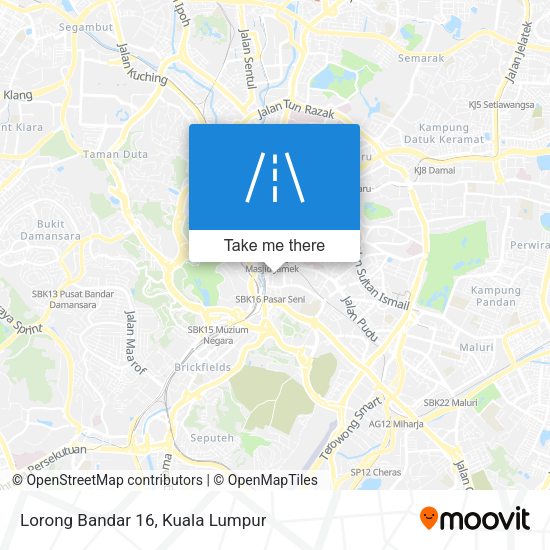 Lorong Bandar 16 map