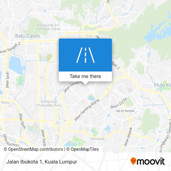 Jalan Ibukota 1 map
