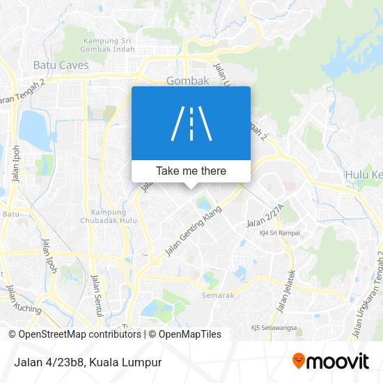 Jalan 4/23b8 map