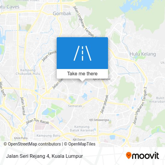 Peta Jalan Seri Rejang 4