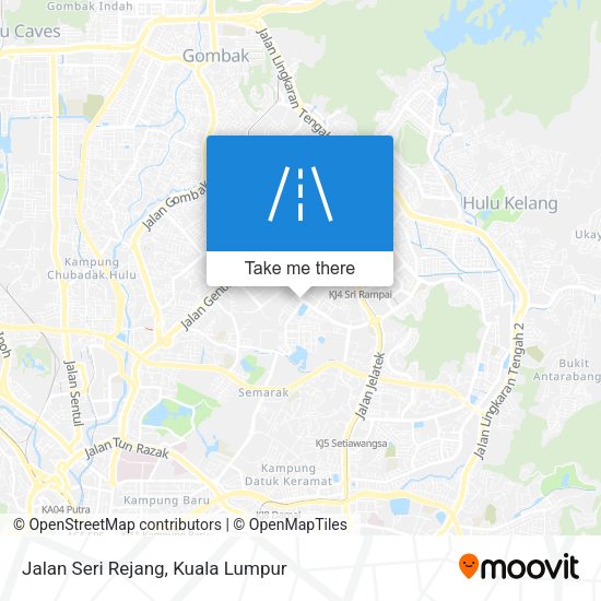 Jalan Seri Rejang map