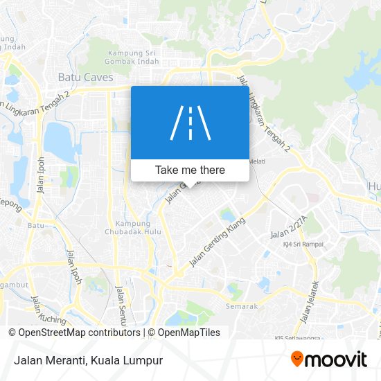 Peta Jalan Meranti