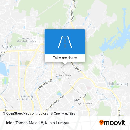 Jalan Taman Melati 8 map