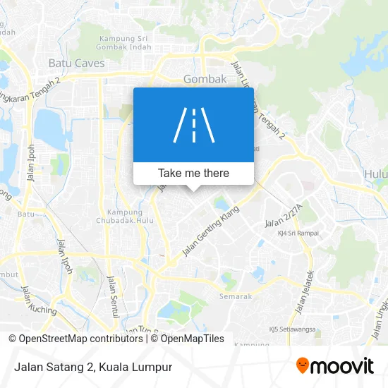 Jalan Satang 2 map