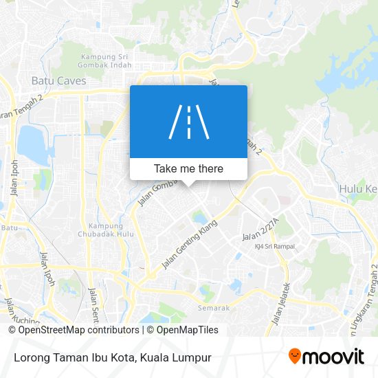 Lorong Taman Ibu Kota map