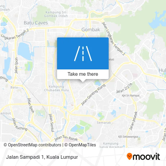 Jalan Sampadi 1 map