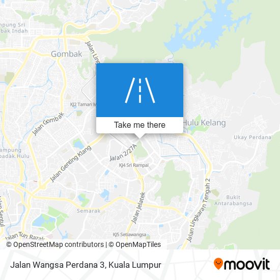 Peta Jalan Wangsa Perdana 3