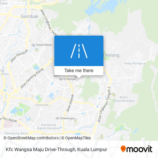 Kfc Wangsa Maju Drive-Through map