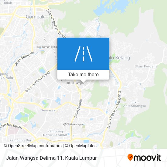 Jalan Wangsa Delima 11 map