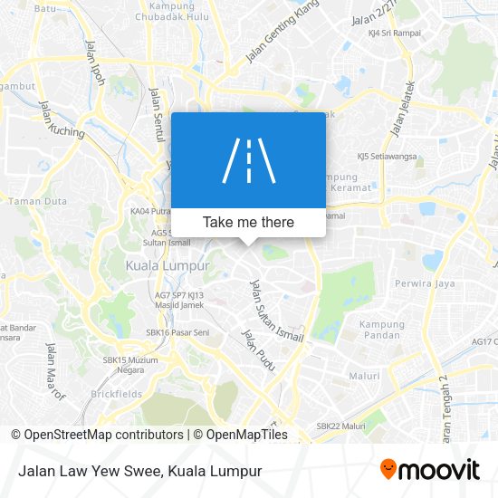 Peta Jalan Law Yew Swee