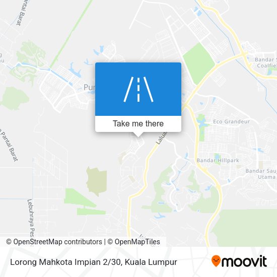 Lorong Mahkota Impian 2/30 map
