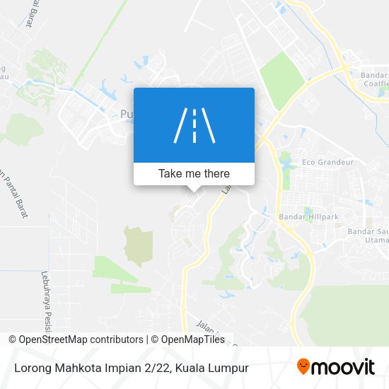 Lorong Mahkota Impian 2/22 map