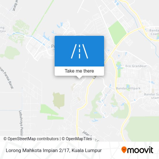 Lorong Mahkota Impian 2/17 map