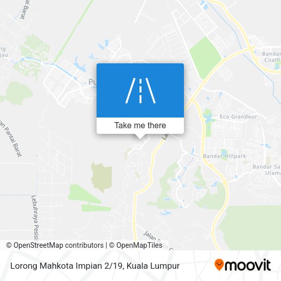 Lorong Mahkota Impian 2/19 map