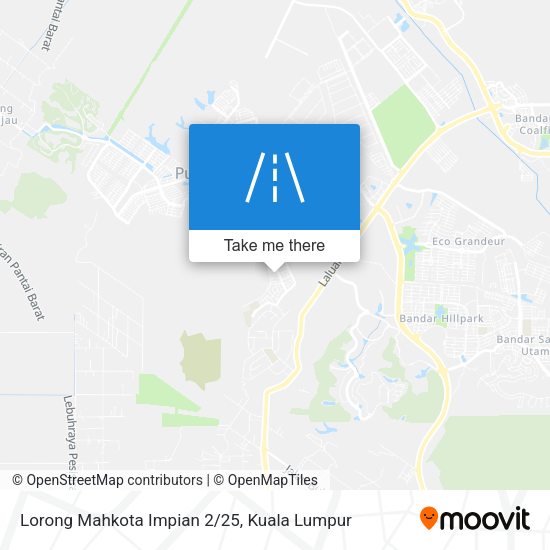 Peta Lorong Mahkota Impian 2/25