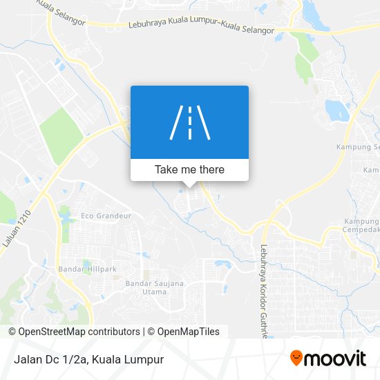 Jalan Dc 1/2a map